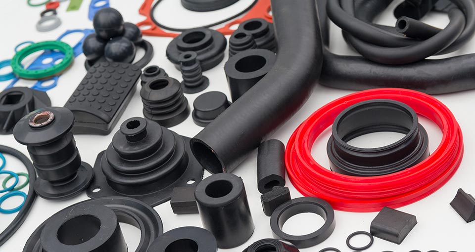 Custom molded rubber seals